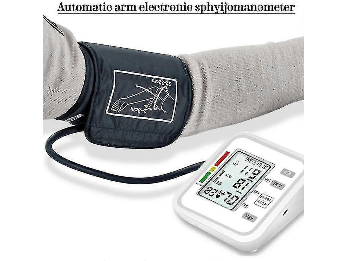 Tensiómetro automático para brazo con voz y pulso, brazalete digital Ly Ebike
