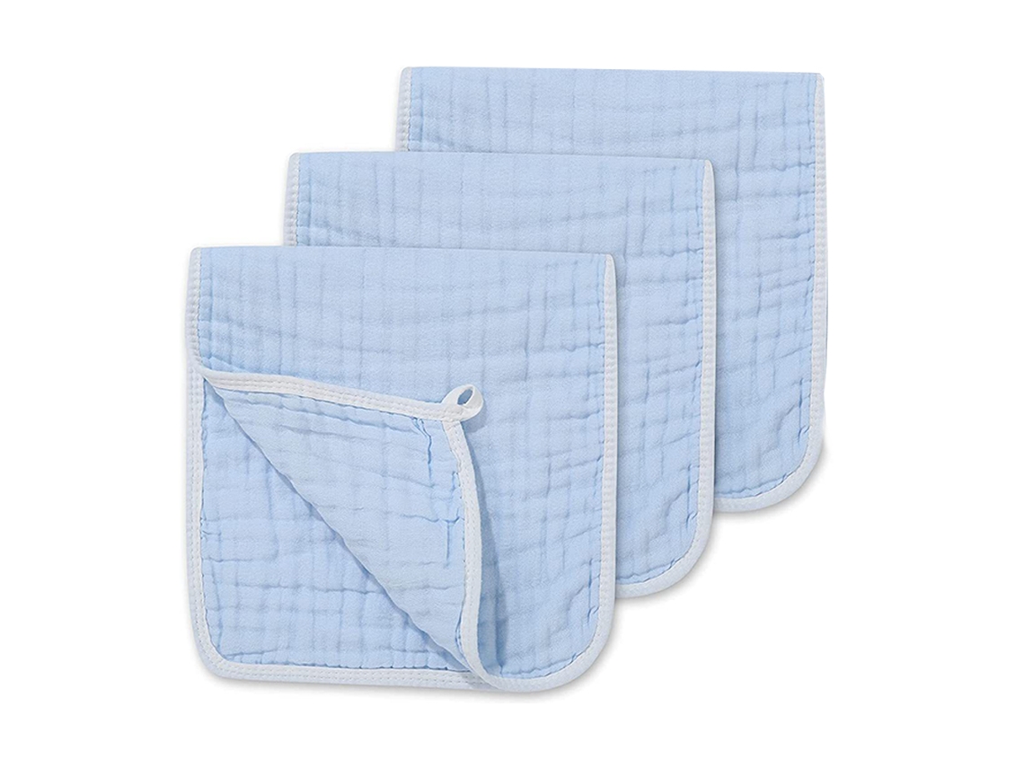 Conjunto de Toalla NEVEANCE Eructar Grandes Extra Algodón Azul (Talla Única)