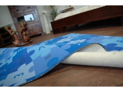 Alfombra Infantil Puzle Azul (100 x 200 cm)