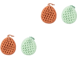 Juego De 4 Esponjas Exfoliantes Para Toallas De Baño, Accesorios De Baño Aleatorios