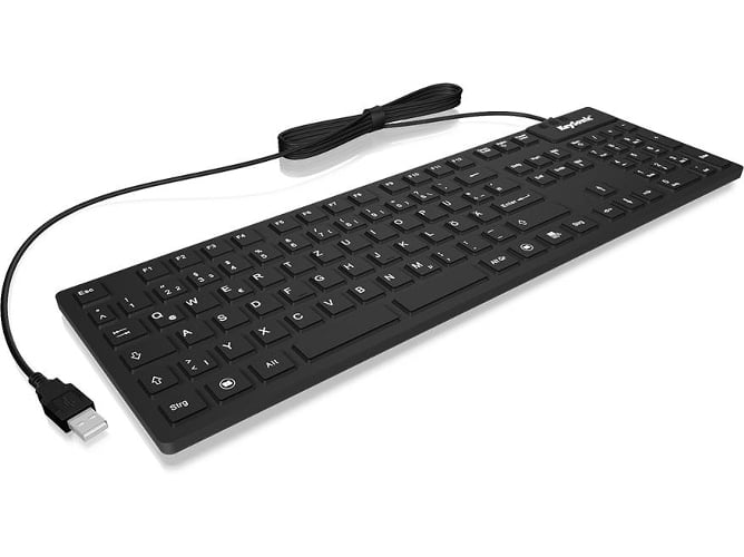 Teclado KEYSONIC KSK-8030IN (Con Cable - Layout Alemán - Teclado Numérico)