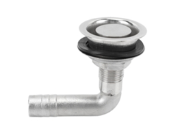 Ventilación Del Depósito De Combustible Para Embarcaciones, Montaje Empotrado, Acero Inoxidable 316, Conector De 90°, 16 Mm, Para Yates Y Barcos.