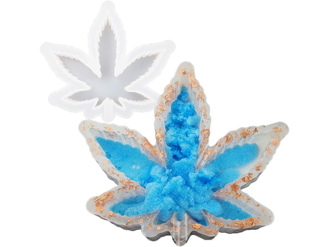JEIIBRZUI molde de silicona casera en forma de hoja de arce grande