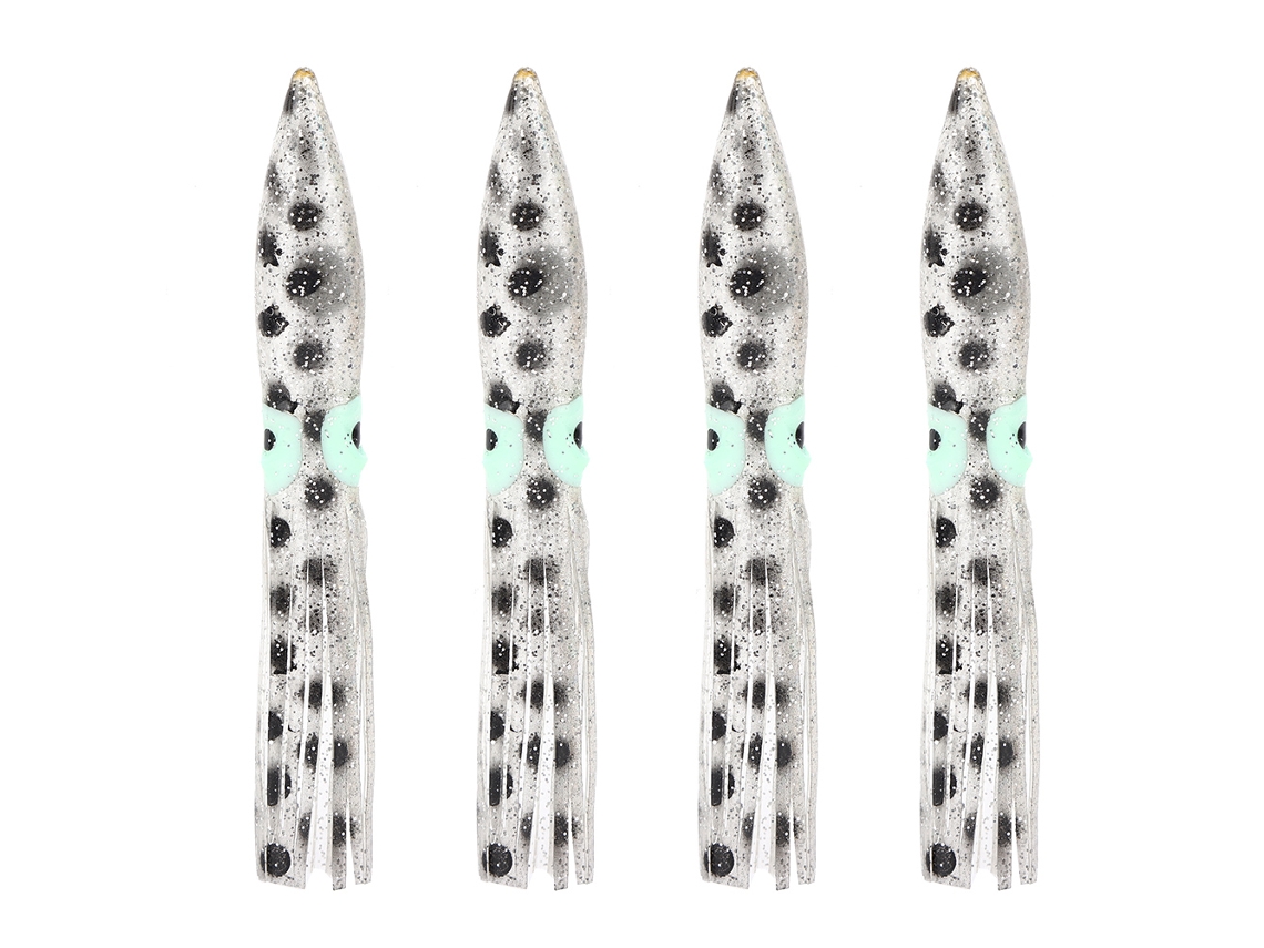 4 Piezas Cebo De Pesca Artificial De Pulpo Lifelike De Pvc De 11cm/5g, Carnada Suave Para Pesca