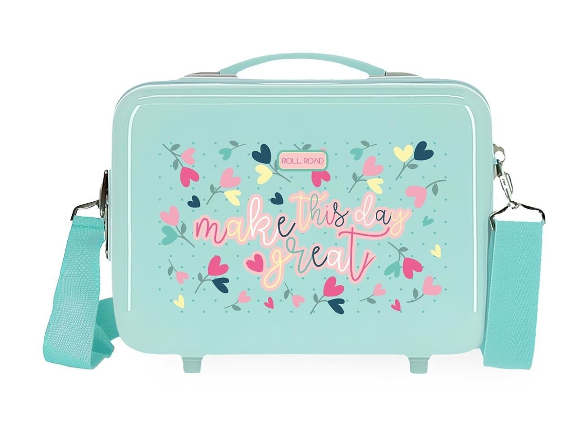 Neceser Abs Roll Road Queen Of Hearts Turquesa (21x29x15cm - 9l)