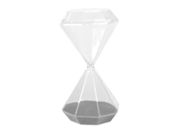 Reloj de arena en forma de diamante de 15 minutos, decoración de mesa, regalo de cumpleaños Kofihety