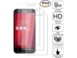 3x Protector Cristal Templado Asus Zenfone Go ZB500KL HONGWE.