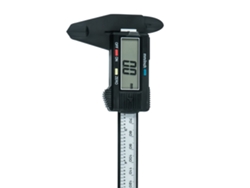 Calibrador Electrónico Digital Con Pantalla Lcd, Medición De Diámetro Interno/externo, Carcasa De Plástico Negro, 0-150 Mm