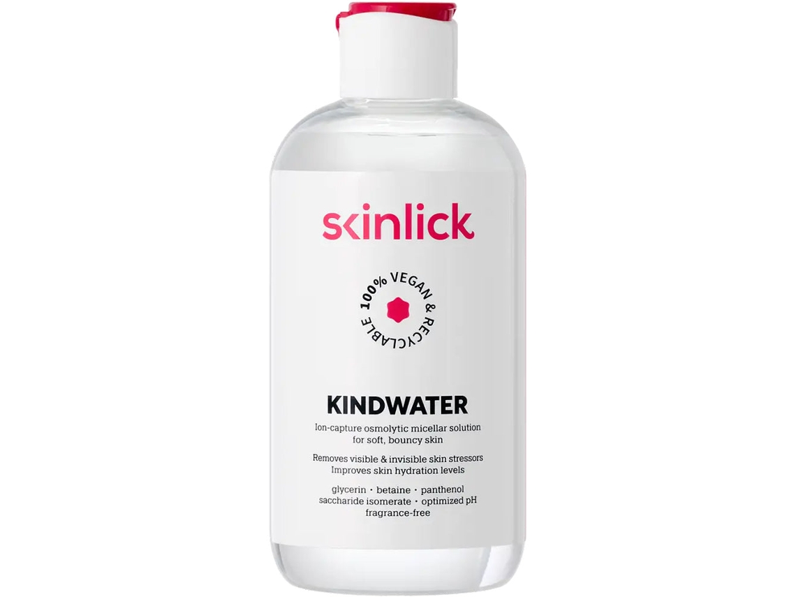 Agua micelar 400 ml. Limpieza e hidratación para todo tipo de piel. SKINLICK.