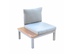 Criplvert Garden Bergamo Aluminio 78,2x76,6x73 cm Gris con mesa y cojines CHILLVERT