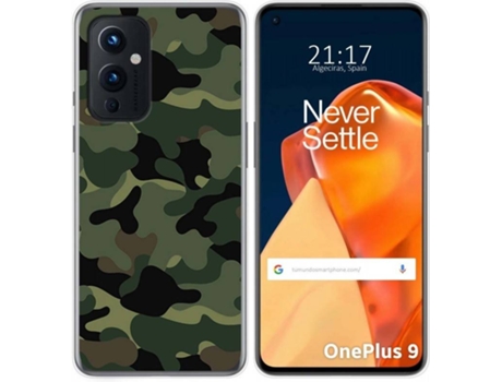 Carcasa OnePlus 9 5G TUMUNDOSMARTPHONE Camuflaje Multicolor