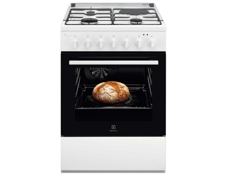 Cocina ELECTROLUX LKM624088W (57 L - Gas y Foco Eléctrico - Blanco)