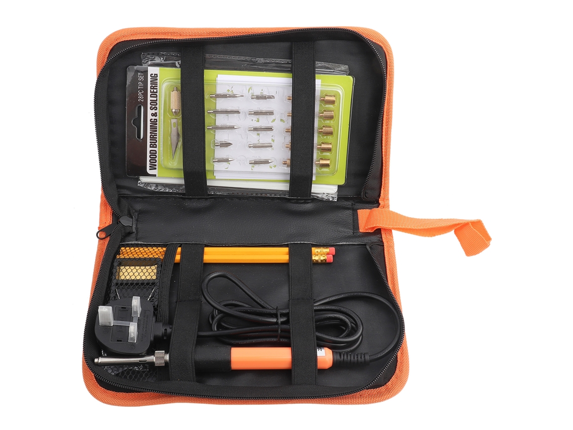 Herramienta Eléctrica Manual Para Grabado Y Tallado En Madera Con Varias Puntas.