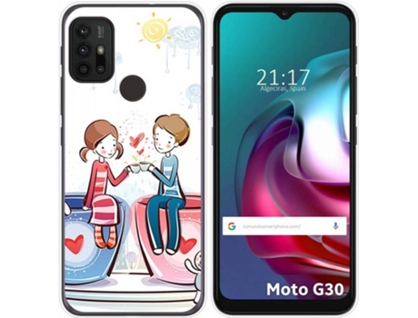 Carcasa Motorola Moto G10 / G30 TUMUNDOSMARTPHONE Café Multicolor