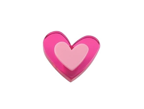 Corazon magenta metacrilato 666mg