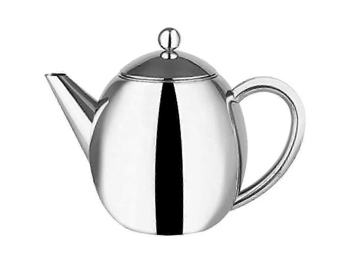 Hervidor De Acero Inoxidable Con Cesta Para Infusiones, Doble Pared, 1,2 L, Estándar Ue