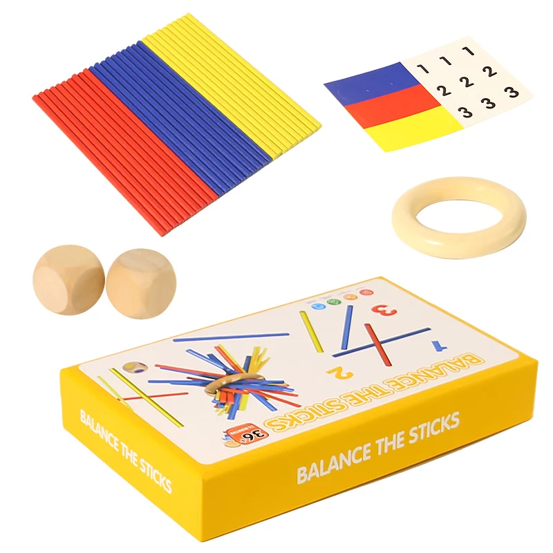 3 En 1 Juego De Torre De Bloques, Aritmética Temprana, Juguetes Montessori, Interacción Entre Padres E Hijos, Entrenamiento Mental