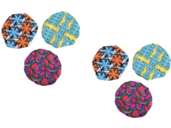 Conjunto De 6 Gorros De Satén Elásticos Ajustables Para Niños Y Niñas, Gorros De Noche Con Estampados.
