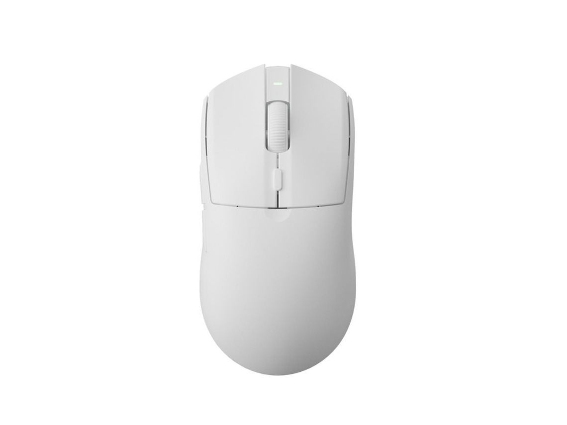 Ratón inalámbrico Yizhood Aj139pro para manos medianas y grandes, 26000 dpi, 2,4 g, conexión por cable, modo dual, batería de 300 mAh, color blanco