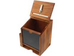 Buzón De Madera Con Cerradura Para La Recogida De Sugerencias, Contenedor Con Cerradura Y Ranura