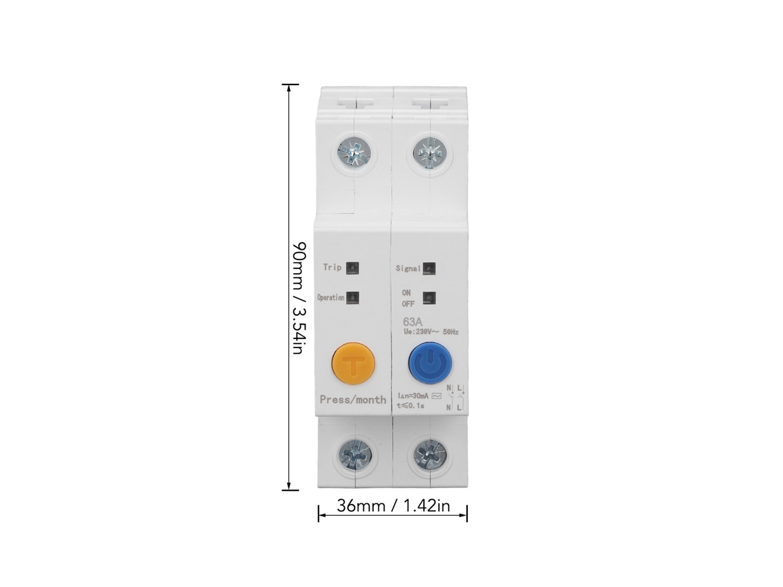 2026dz-Relé Temporizador 2P con Control Remoto para Electrodomésticos
