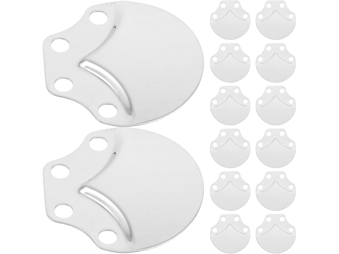Placas De Armadura Medievales De Acero Inoxidable, 100 Piezas, Acabado Plateado Espejo, Material Para Armaduras