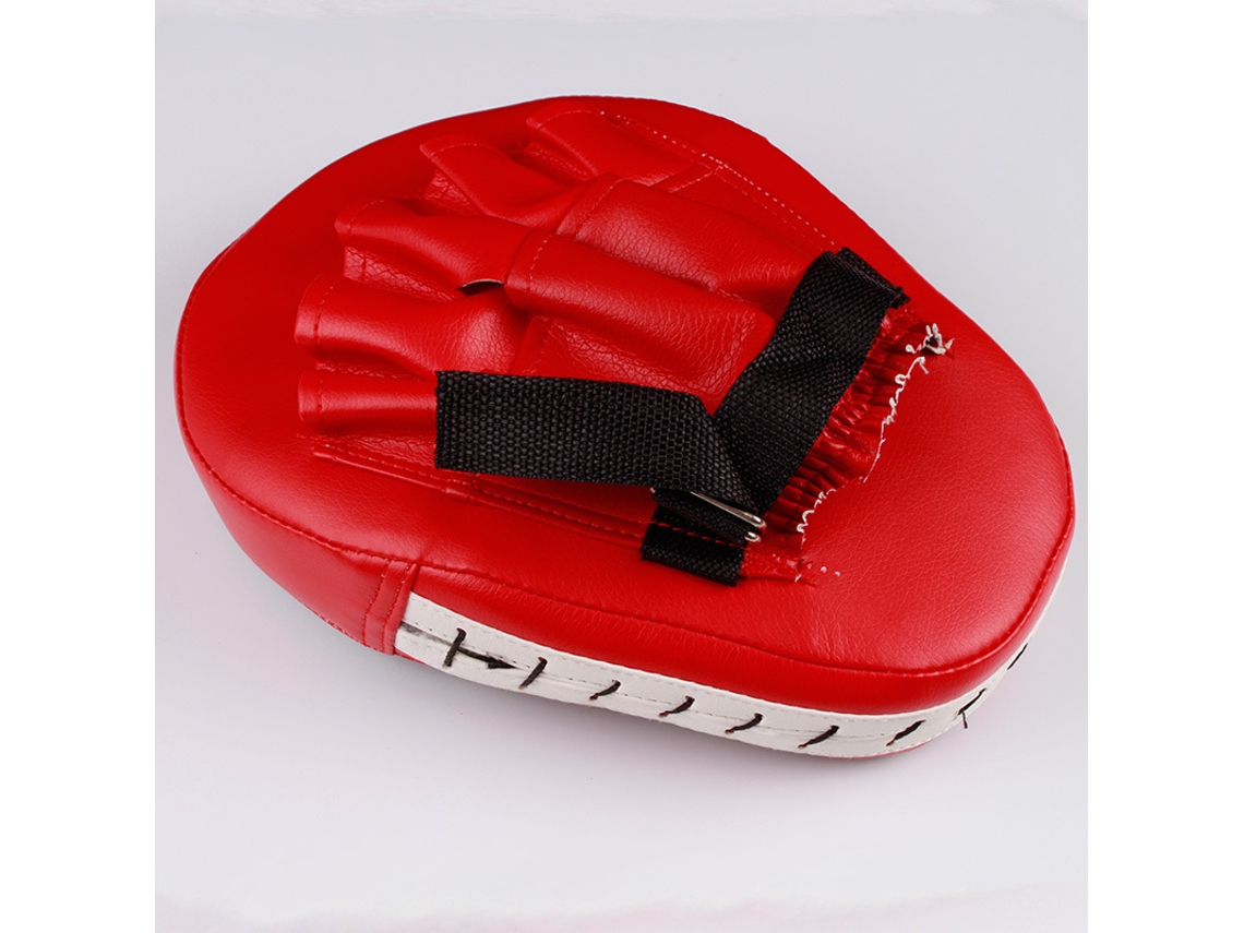 Manoplas ergonómicas de muay thai con bolsillos para las manos, agarre de media bola, construcción de cuero sintético, diseño de dedos separados (paquete de 2)
