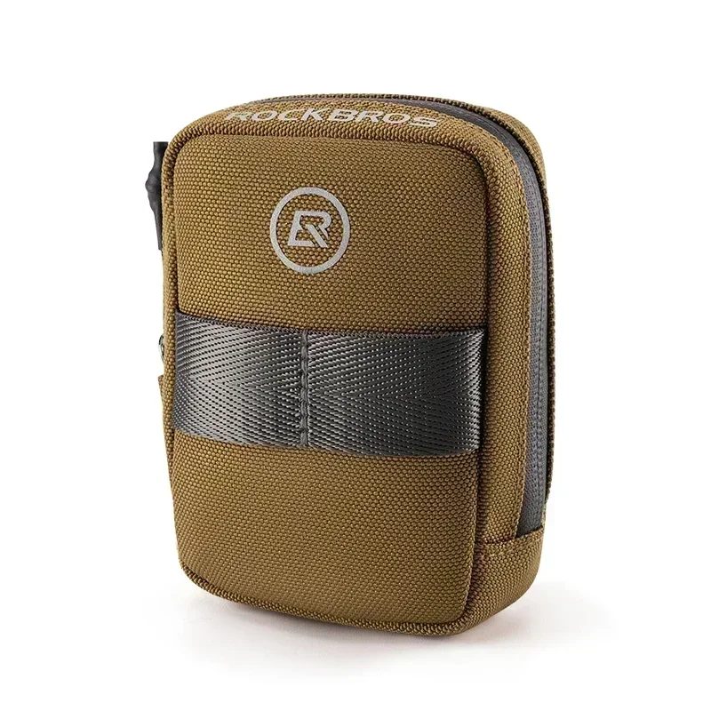 (marrón, 0,35 L) Bolsa Para Sillín De Bicicleta, Mini Bolsa Trasera Portátil, Accesorio Reflectante Para Montar En Bicicleta