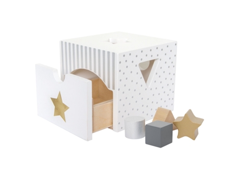 Juego Didáctico JABADABADO (Madera - Blanco - 15 x 15 x 10 cm)