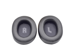1 par de almohadillas de cuero sintético con espuma suave para auriculares inalámbricos E55bt