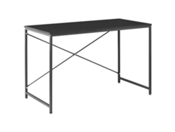 Estantería de oficina BELIANI en MDF negro 120x60x75