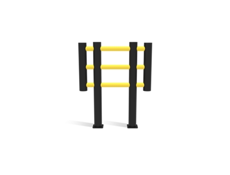 DANCOP Safety barrier Foxtrot fixed unit 1 m