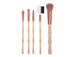 Set De 5 Brochas De Maquillaje Portátiles Con Pinceles Suaves Para Cosméticos