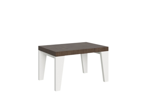 Mesa de Comedor ITAMOBY Naxy Mix (90x130/390 - Paneles de Melamina - Fresno Blanco-Nogal)