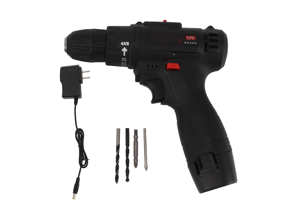 Juego de destornilladores eléctricos de 12 V y 1500 mAh para bricolaje