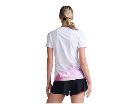 Camiseta de Mujer para Running 2XU Speed Blanco (S)