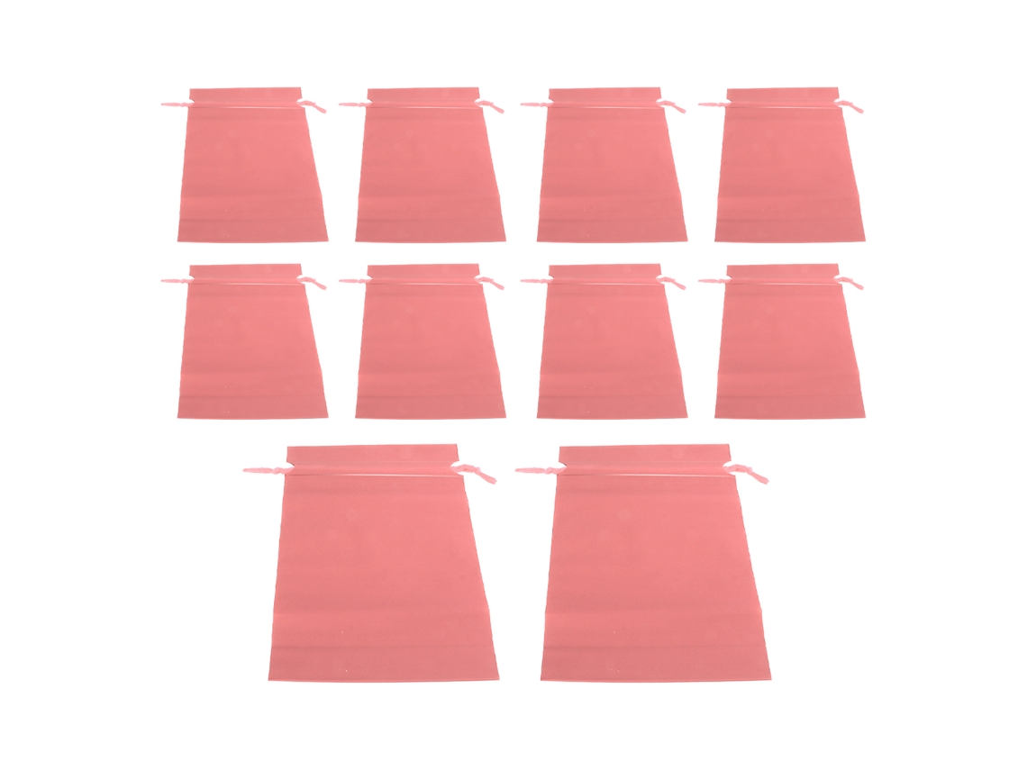 Bolsa de almacenamiento de 10 piezas, plegable, impermeable, lavable, resistente y duradera, con cordón para viajes escolares.