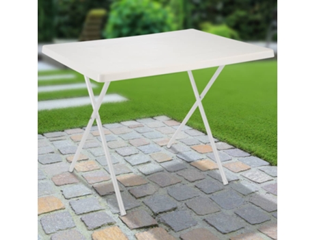 Mesa De Camping Plegable Y Ajustable HI (Blanco Acero) | Worten.es