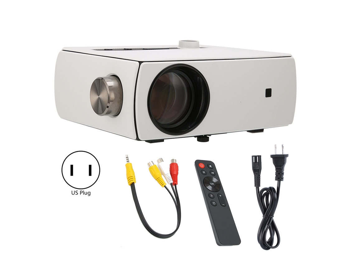 Proyector portátil (mini, compatible con PC, cine en casa)