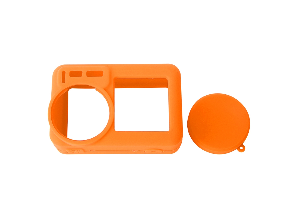 NEVEANCE Funda de Silicona Protectora Portátil con Estuche para Lente para Cámara DJI Osmo Action