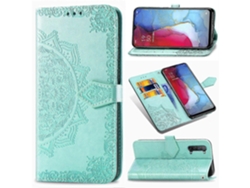 Funda De Piel Tipo Cartera Con Diseño De Mandala Para Oppo Find X2 Lite, Con Protección Magnética Antigolpes - Oro Rosa