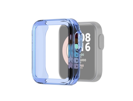 Xiaomi Mi Watch Lite / Redmi Watch Half Cover Funda protectora de TPU (azul transparente)