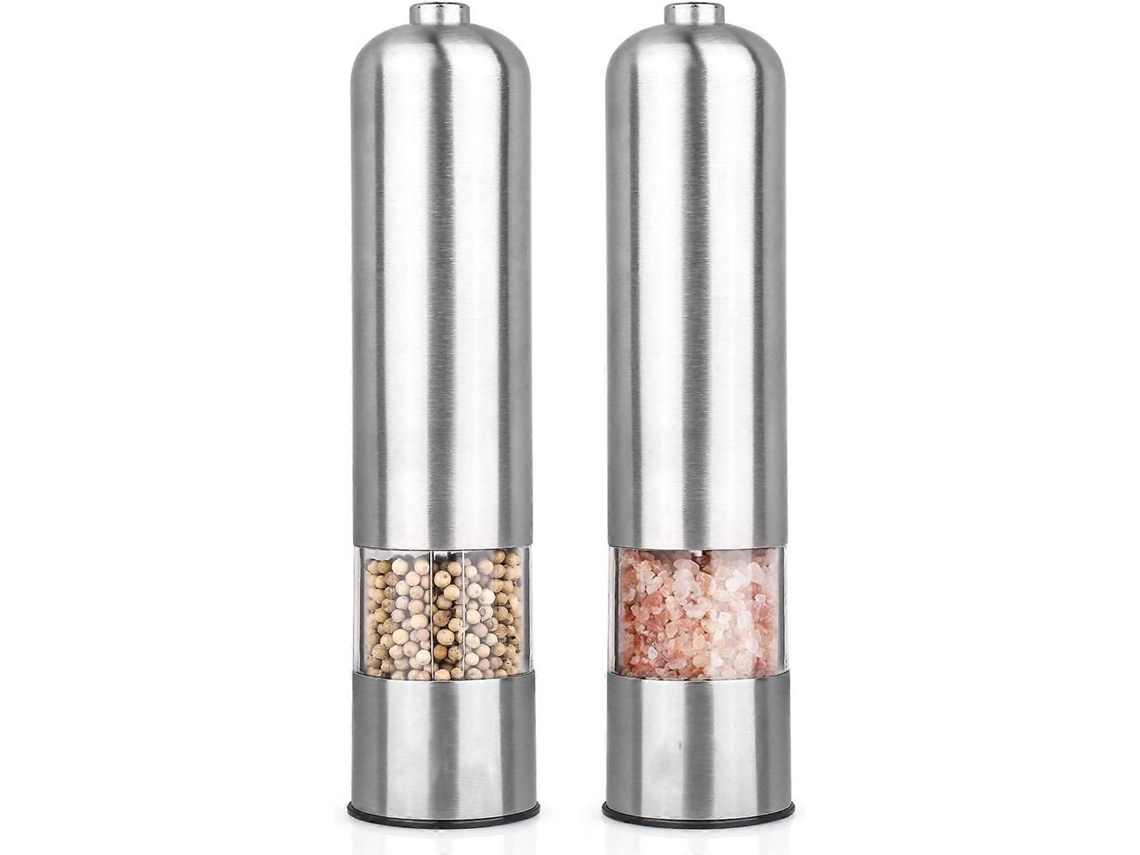Molinillo eléctrico de sal y pimienta, a pilas, para cocina. Rosewell