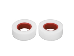 2 Unidades De Espuma Blanda De Dos Pasos Para Neumáticos Rc, Para Neumáticos De Crawler De 2,2 Pulgadas 1/10 1/8, Color Rojo.