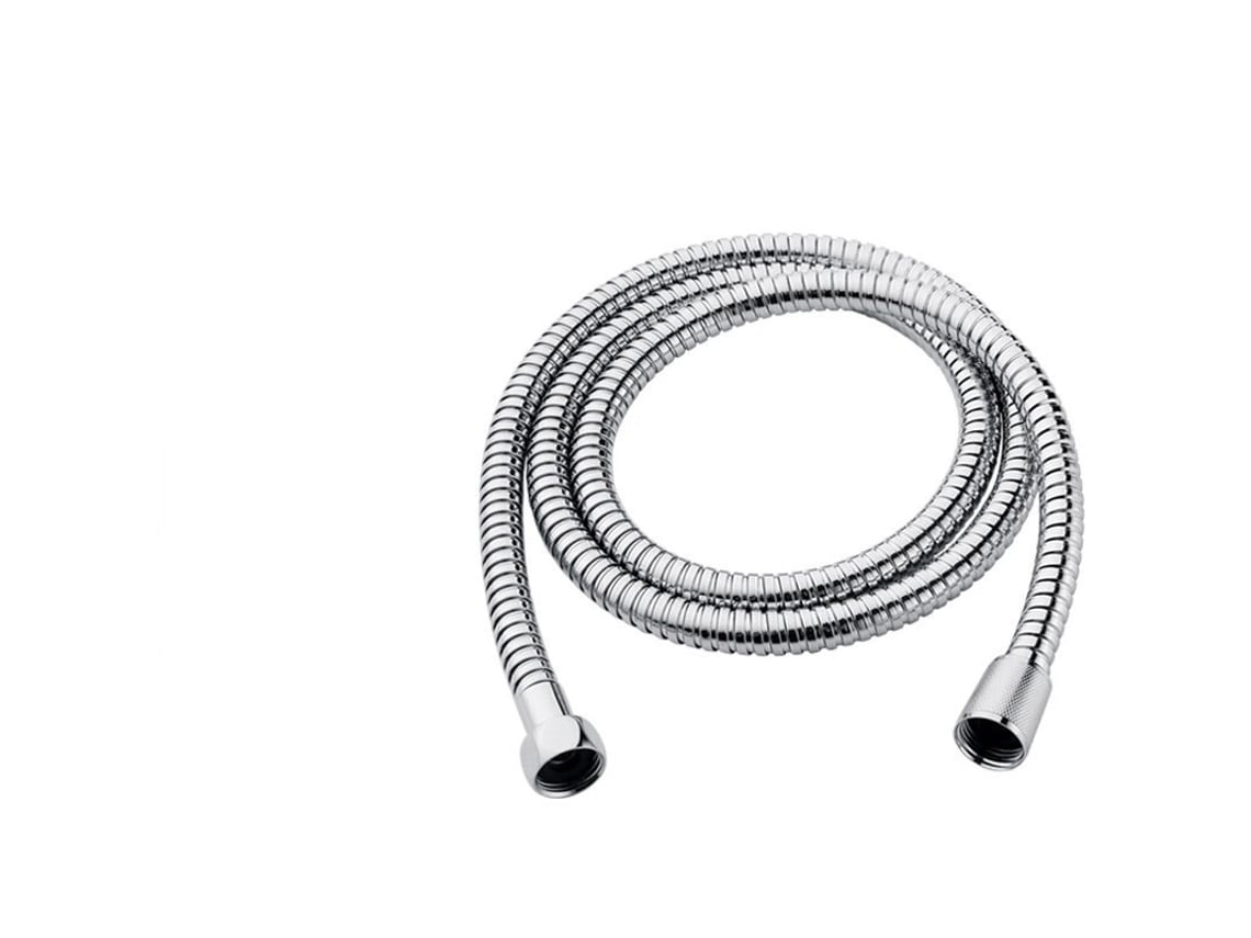 Tubo de ducha de acero inoxidable, de 1 metro de longitud, flexible y resistente a la corrosión.