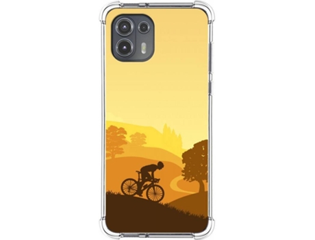 Carcasa Motorola Edge 20 Lite TUMUNDOSMARTPHONE Ciclista Multicolor