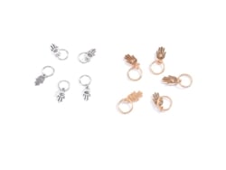 Mini Cortapelos Con Forma De Garra, Herramienta Para Trenzar El Cabello, Ideal Para Mujeres Y Niños.