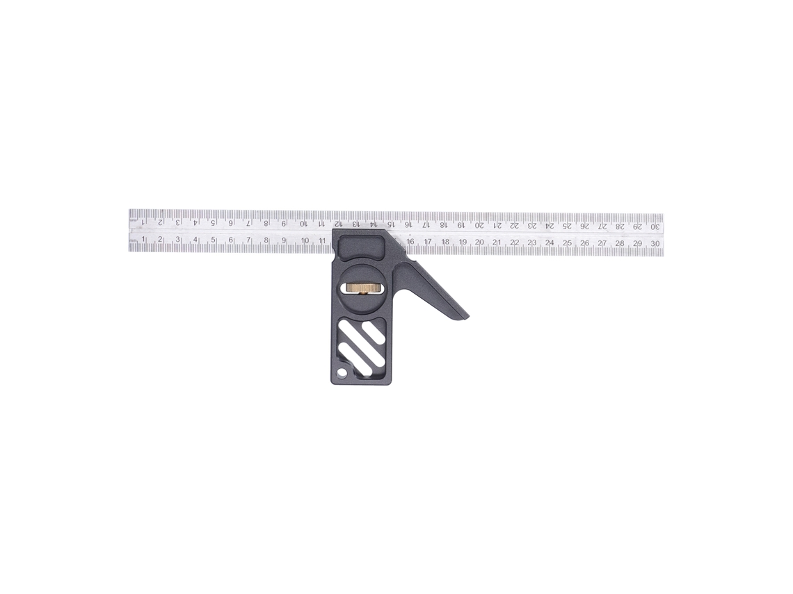 Regla Angular Multifuncional De Acero Duradera Para Carpintería Y Bricolaje: Ligera Y Precisa.