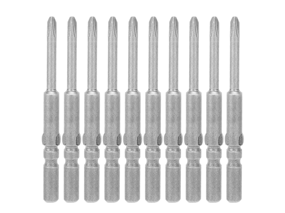 10 Peças Cabeças De Parafusadeira Cruzadas Magnéticas Antiderrapantes Elétricas 3mm Ferramentas Manuais Hardware