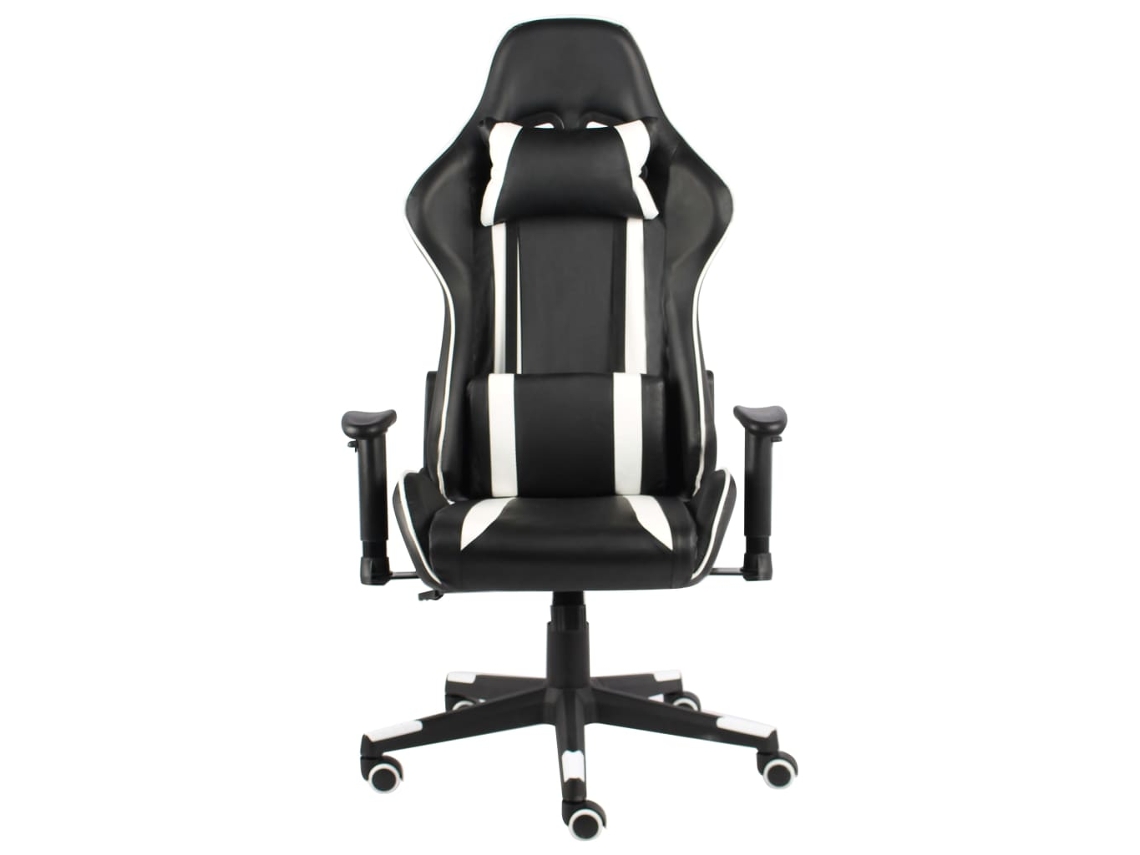 Silla Gaming Giratoria Pvc Blanco